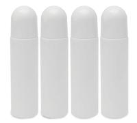 FangBoJie Lot de 4 déodorants à remplir, à enrouler vides, bouteilles de déodorant roll-on rechargeables, en plastique, pour huiles essentielles, parfum, produits de soins de la peau (100 ml)