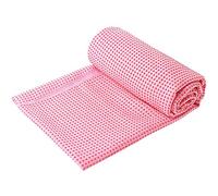 Fangehong Serviette de Tapis de Yoga pour Bikram, Serviette Microfibre Absorbante Antidérapante Pliable avec Sac de Voyage pour Pilates