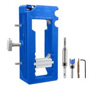 Fangfhai Gabarit de Charnière de Porte - Guide de Raboteuse pour Charnières,Gabarit Ajustable Précis Robuste pour Travail du Bois de 8 à 13 cm pour Bâtiment