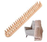Fangfhai Loom for Chunky Blanket - Kit de tricot à la main en bois - Métiers à tricoter réglables pour couvertures - Pour adultes débutants - Pour loisirs créatifs, tissage, réparation, décoration