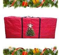 Fangfhai Rangement pour sapin de Noël | Grand récipient robuste, organisateur de rangement de décoration de vacances | pour guirlande, guirlandes lumineuses, pendentifs, lanterne, festival, grenier