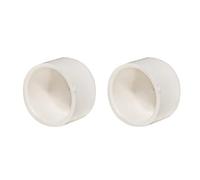 FangKingNo Lot de 2 adaptateurs de tuyau en PVC blanc SCH40 faciles à installer et à haute résistance à la traction pour usage domestique ou industriel (5,1 cm)