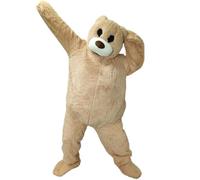 Fangkun Dress Up Big Bear Mascot Costume,Dancing Bear Fancy Dress,Giant Plush Teddy Bear Wearable Animal Character Cosplay,Adults Size for Men & Women 82 Inch