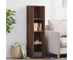 Fangmaliuyun Armoire haute marron chêne 30 x 41 x 124 cm en bois avec beaucoup d'espace de rangement - Buffet moderne pour cuisine, salon, couloir - Pour un bel ordre intemporel