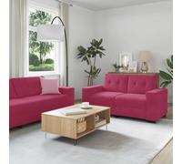 Fangmaliuyun Lot de 3 fauteuils en lin mélangé - Design moderne - 221 x 78 x 80 cm - Robuste et durable - Pour salon, bureau, chambre d'adolescent, coin détente