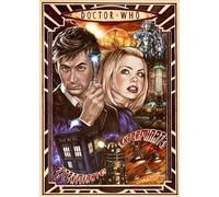 FANGMKJ Kit de Peinture Diamant 5D, Doctor Who, Broderie Diamant,Peinture par numéro, Painting Diamond Complet, Diamond Painting, kits de broderie en diamant rond complet-19.7x27.6inch