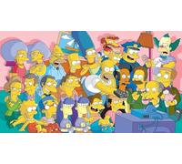 FANGMKJ Kit de Peinture Diamant 5D,The Simpsons,Diamond Painting,Broderie Diamant,Peinture par numéro Painting Diamond Complet Kits De Broderie En Diamant Rond Complet-11.8x15.7inch