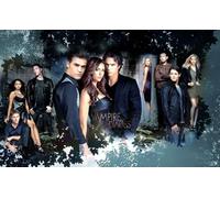 FANGMKJ Kit de Peinture Diamant 5D,The Vampire Diaries,Diamond Painting,Broderie Diamant,Peinture par numéro Painting Diamond Complet Kits De Broderie En Diamant Rond Complet-15.7x19.7inch