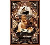 FANGMKJ Kit de Peinture Diamant 5D,Titanic,Diamond Painting,Broderie Diamant,Peinture par numéro Painting Diamond Complet Kits De Broderie En Diamant Rond Complet-23.6x35.4inch