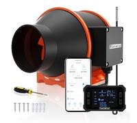 FanGoFast 100mmWifi App Extracteur d'Air, Avec contrôle de la température et de l'humidité, moteur EC, ventilateur d'extraction de 2800 tr/min pour les superchargeurs, les tentes