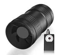 FanGoFast Ventilateur Extracteur d'air 100mm 6W 221m³/h Extracteur d'air de Ventilation avec Contrôleur de Vitesse Variable Extracteur d'humidité pour Salle de Bain, Garages, Tente de Culture