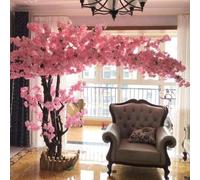 FANGQMM Arbre Artificiel de Fleurs de Cerisier/pêcher Rose en Soie, Arbre à souhaits de Simulation de Cerisier, Arbre à souhaits, pour intérieur et extérieur Extended-2x1.5m/78x59in