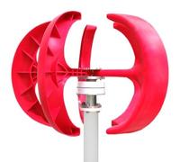 FANGQMM Kit de Générateur de Turbine Vertical Vertical de Jardin 8000w Lantern Rouge Petite Éolienne Verticale À Trois Phases À Trois Phases 12v 24v 48v pour La Maison Ou Le Camping 48V