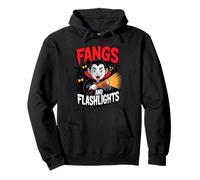 Fangs and Flashlights Vampires Ghost Hunting Halloween Sweat à Capuche