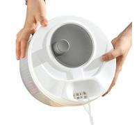 Fangssiy Fruit Cleaner Spinner, Panier à Légumes, Récipient de Lavage et Égouttage Double Couche pour Cuisine Maison Cuisiniers Bailles Raisins Tomates Légumes