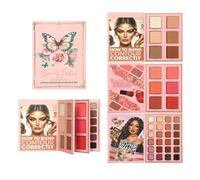 Fangssiy Makeup Palettes,36 Couleurs Imperméables Magnétiques Avec Design En Livre,Palette de Fards à Paupières 3 Couches - pour Voyage, Soirée, Beauté, Mode et Femmes