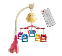 Fangssiy Mobile Musical de Berceau | Mobile Bébé avec Télécommande - Jouet Rotatif Apaisant pour Divertissement Sommeil Décor 0-18 Mois Filles Garçons Chambre Nursery Jeu