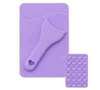 Fangssiy Portefeuille pour Coque de Téléphone - Support à Ventouse en Silicone | Support Ventouse pour Carte Téléphone | pour Femmes Hommes Conducteurs Voyage Voiture Croisière Travail Fitness Course