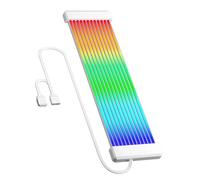 Fangssiy Ruban LED RGB | Décoration pour Boîtier PC en Silicone | Câble d'Alimentation ARGB,pour Cartes GPU Bureau Streaming et Passionnés de Technologie