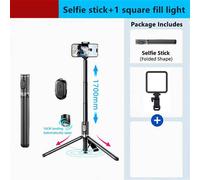 Fangtuosi 2025 Nouveau 1.7m Tout En Un Trépied De Téléphone Portable Extensible Selfie Bâton Avec Télécommande Sans Fil Bt Détachable Compatible.With Light.