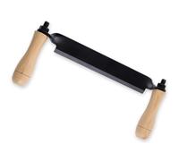 Fangxuee 10" Rabot Droit de Menuiserie à Tirage Droit Outil à Écorcer le Bois Couteau à Dégauchir en Bois Outil à Écorcer le Bois Pelle à Écorce
