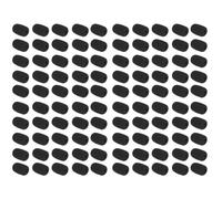 Fangxuee 100pcs Mousse Microphone Pare-Brise Mini-Taille de des Couvercles de Mousse Micro pour Le Casque Microphone 27x 17x 6 mm