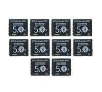 Fangxuee 10pcs Bluetooth 5.0 Pro Audio Receiver Board DIY Bluetooth Audio Receiver Board MP3 Lossless Decoder Player Player avec Logement 3,7-5V Wireless Stéréo Module de Musique Stéréo