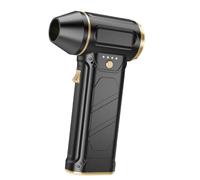 Fangxuee 130000RPM Puissant Souffleur d'air Turbo Ventilateur Violent avec 2 Buses 52m/S Ventilateur Portatif Sèche-Auto Moteur sans Balais A