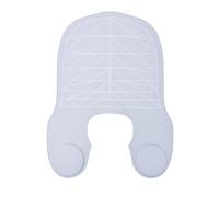 Fangxuee 1pc Silicone Hair Coute Coupe Étanche Coupe Cape Cape Stripe Salon Hairdressing Hair Coupte Tampon