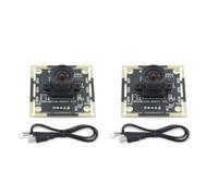 Fangxuee 2 Modules de Caméra 100 Degrés OV9732 Câble de 3 Mètres 1280x720 30fps, pour DIY Autodarts.IO, Clé USB Gratuite