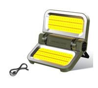 Fangxuee 2400lm LED Camping Light 5000mAh Battery Tent Lantern Étanche Étanche des Lumières Suspendues d'urgence Extérieure Lampe de Pelouse