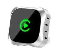 Fangxuee 2in1 Dongle de Carplay sans pour la Voiture Câblée Carplay Car Intelligent Systems Wireless Carplay Adaptateur Android Auto Câblé à Wireless 2 en 1 Mini Car AI Box