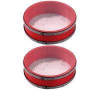 Fangxuee 2pcs 6 Pouces Ocean Breads For Meditation And Relaxation Natural Color Rain Drums For Stress Relief Musical Instruments 6inch