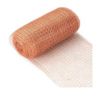 Fangxuee 3 Rouleaux de Treillis Métallique en Cuivre Antirouille de 12,7 cm X 3 Mètres pour Rongeurs, Idéal pour Le Bricolage.