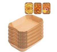 Fangxuee 400 Pièces de Papier pour Friteuse sans pour Les Modèles DZ201/DZ401, Papier de Cuisson Antiadhésif pour Friteuse Rectangulaire, Résistant à la Chaleur.