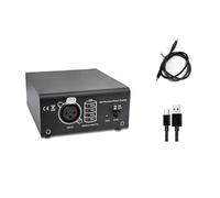 Fangxuee 48 V Phantom Alimentation à 1 Canal Haute Puissance avec Câble de 3,5 mm pour L'Équipement D'Enregistrement de Musique Microphone à Condenseur