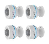 Fangxuee 4PCS Détecteur de Mouvement PIR Z-Wave 700 avec Capteur de Température, D'Humidité et de Lumière. Automatisation Domestique Compatible avec Smartthing Vera C.