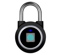 Fangxuee à Empreintes Digitales, Verrouillage Bluetooth, Application Mobile, Intelligent avec Biométrie Sans Clé, Résistant à L'Eau (Noir)