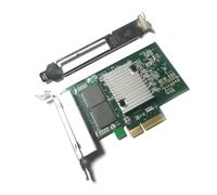 Fangxuee Adaptateur Réseau Ethernet Gigabit 4 Ports - Adaptateur Réseau PCIe 4 Ports 1000 Mbps Haut Débit pour Win7/8/10