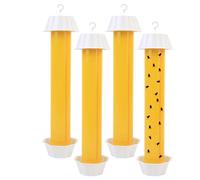 Fangxuee Adhésif pour Attrape-Mouche Sticky Fly Stick Catcher Paper Tape Strips Pièges à Insectes Volants D'Intérieur et D'Extérieur