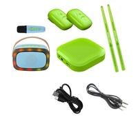 Fangxuee Air Drum Set 3d Motion Senting Drum Electronic Drum pour Adultes et Enfants avec des Pédales et Haut-Parleur de Pilon