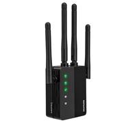 Fangxuee Amplificateur de Signal D'Extension WiFi 1200 Mbps Double Bande 2,4 G 5,8 G 2 Ports LAN Prenant en Charge la Transmission Longue Distance EU-Plug