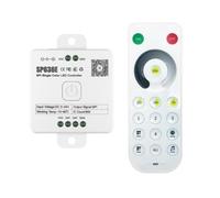Fangxuee AND-SP636E SPI DC5-24v Monochrome Controller avec Support de Télécommande à Distance 2,4G Touch Remote Control