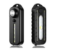Fangxuee Avertissement Léger en Plein Air Lampe de Poche Rechargeable de la Sécurité du Stylo de la Sécurité Multi-Fonctions de Sécurité Multi-Fonctions