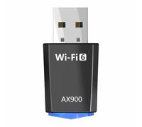 Fangxuee AX900 WiFi6 Adaptateur WiFi 900 Mbps USB WiFi Bluetooth Network Carte 2.4G / 5GHz Adaptateur WiFi 802.11ax pour L'Ordinateur Portable Win 7 10 11