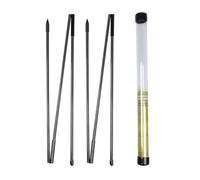 Fangxuee Bâtons D'Alignement Pliants pour Le Golf, Tiges D'Entraînement de Golf, Putter pour Améliorer Le Niveau de Golf, Améliorer la Posture, Noir