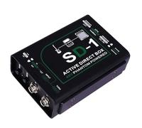 Fangxuee Boite de Direct pour Basse Capteur D'Instrument Boite de Direct pour Guitare Capteur D'Instrument Boite de Direct Mono Série Active de Boîtes de Direct Dispositif D'Effets Actifs Boite Direct