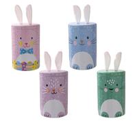 Fangxuee Boîte Hermétique pour Sucreries avec Couvercle à Oreilles de Lapin - Lot de 4 Pots de Conservation D'Aliments