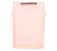 Fangxuee Boîtier de Disque Dur 2.5 Pouces pour HDD et SSD, Protecteur de Stockage Étanche à la Poussière, Orange