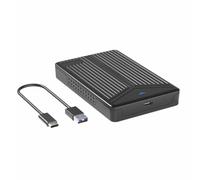 Fangxuee Boîtier USB 3,1 à Haute Vitesse, HDD/SSD Mobile Hard Disk Box, Prend en Charge Jusqu'à 8 to de Transfert